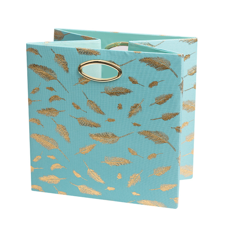 居家布艺折叠收纳箱储物箱带盖防尘便携盒衣物杂物多功能储物箱