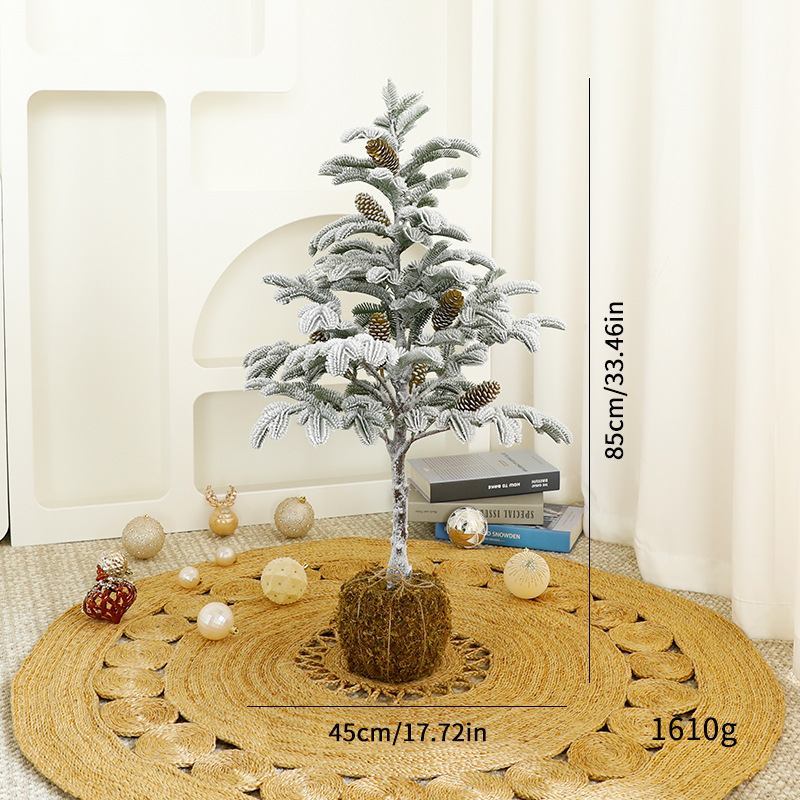 Amazon explosión árbol de Navidad cedro musgo fondo de árbol de Navidad atmósfera de diseño suministros al por mayor en stock