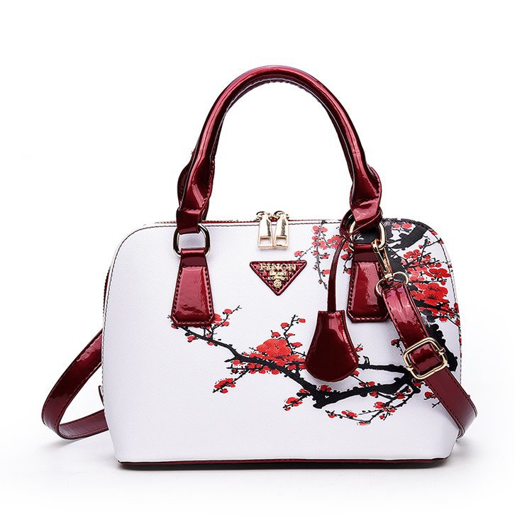 New trendy printed shell bags, European and American women's bags, single-shoulder crossbody hand-held women's bags, cross-border one-piece delivery worldwide undefined