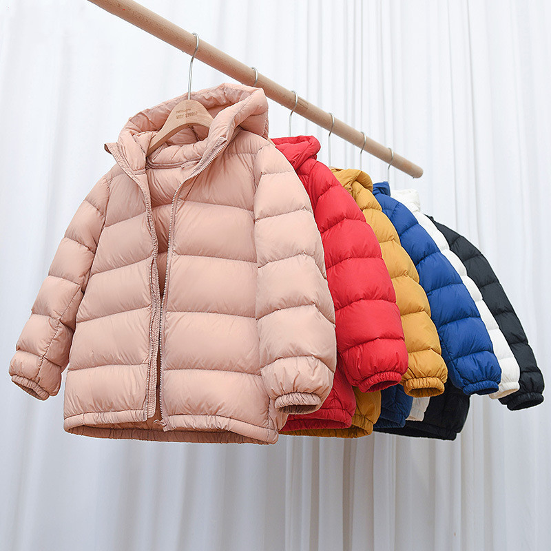 Children's Down Jacket for Boys 2023 New Model Medium and Large Children's Winter Thick 90 White Duck Down Bread Suit Parental Outerwear