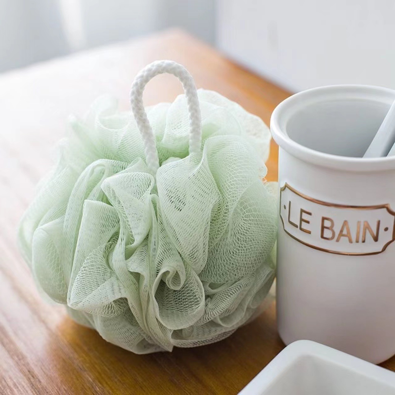 Bath ball large soft rub bath flower for adults and children universal foaming net solid color enlarged bath flower