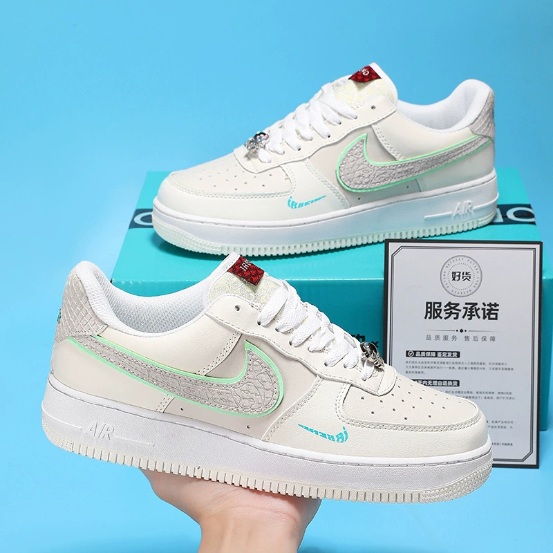 2024 new aj air force one dragon year limited putian women's shoes pure white versatile small white shoes af1 men's board shoes