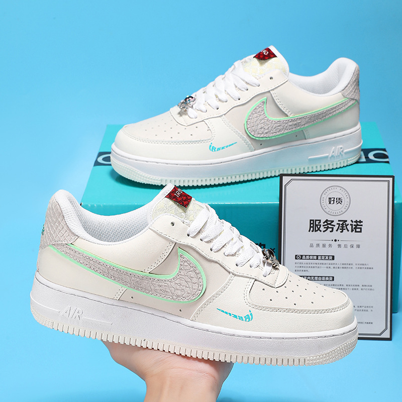 2024 new aj air force one dragon year limited putian women's shoes pure white versatile small white shoes af1 men's board shoes