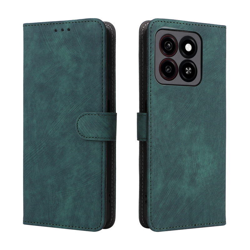 Custodia antifurto in pelle compatibile con A35/A55 ZTE Blade A55 Phone_voghion.com