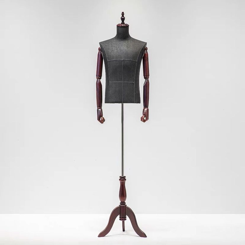 Maniquí Masculino de Busto de Polietileno para Tienda de Ropa