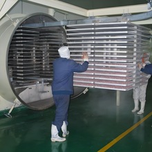 大型自动化冻干机 羊奶粉真空冷冻干燥机 骆驼奶鹿血真空冻干设备