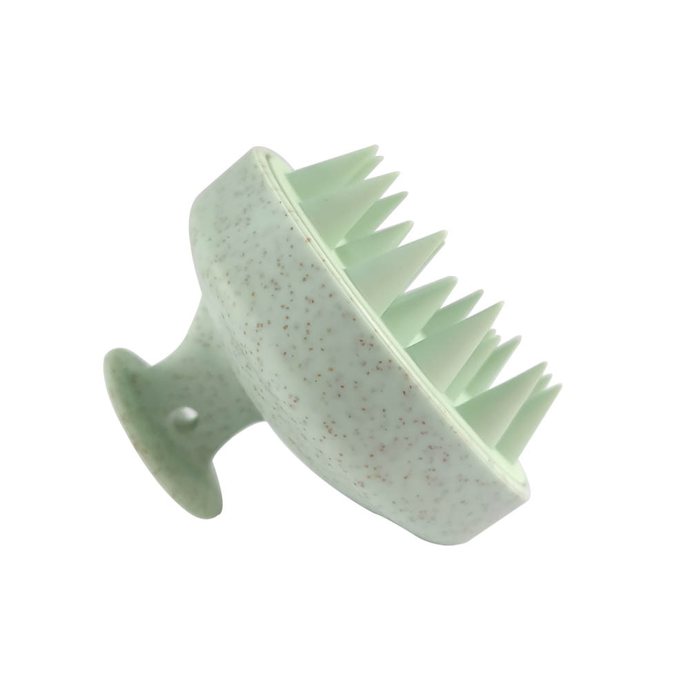 Casual Solid Color Abs Silica Gel Shampoo Brush display picture 2