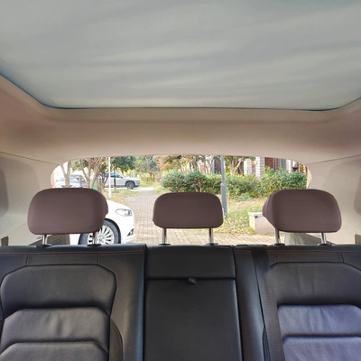Sürətlər qutusu və əl tormozu başlıqları: universal seat headrest cover stretch - 1-brown-rear-of-general-purpose-model