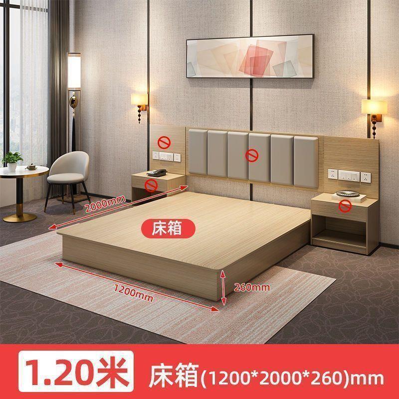 Camas de hotel Muebles de hotel Apartamentos Habitaciones estándar Habitaciones de hotel dobles exclusivas Camas de muebles modernos