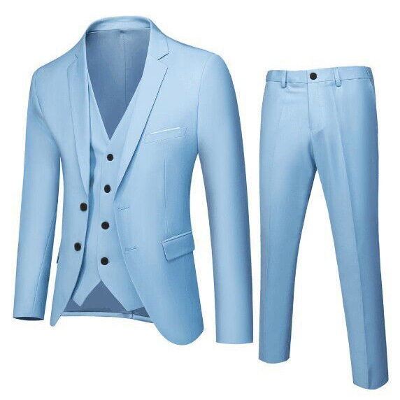 New Cross-border Suit Three-piece Men's Business Casual Suit Professional Dress Best Man and Groom Wedding Dress suit