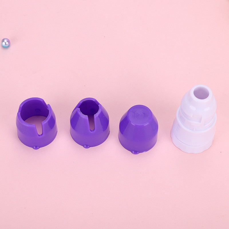 Amazon 4 piezas esférica enmarcado boquilla set 8pcs torque enmarcado boquilla TPU bolsa enmarcada convertidor de tres colores