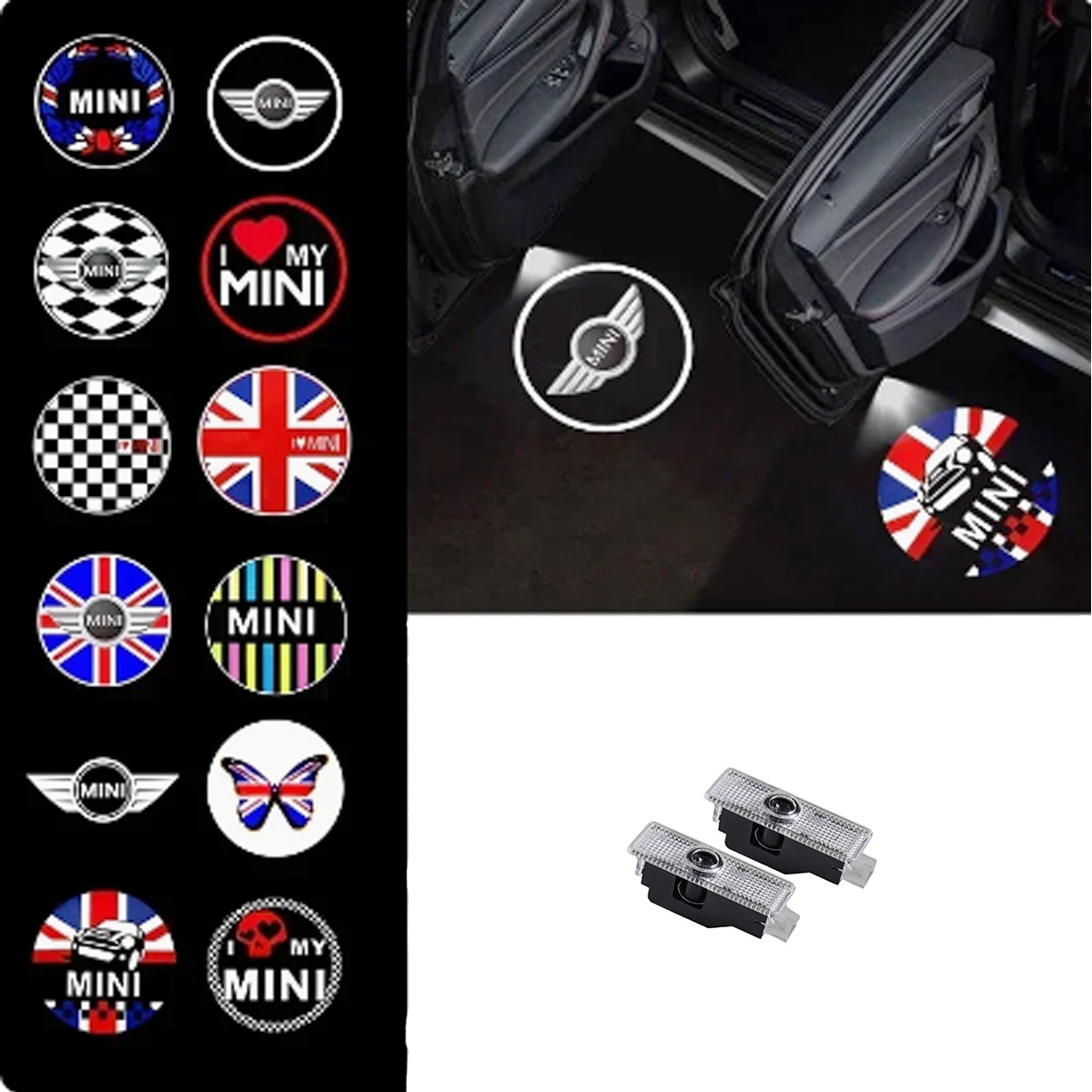 Suitable for Bmw Mini Welcome Light R56 R55 F55 F56 Door Welcome Light Floor Projection Decorative Light