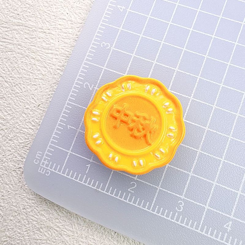 中秋の月餅樹脂部品クリームゴムdiy携帯ケースの髪飾り靴のアクセサリーのストラップ|undefined