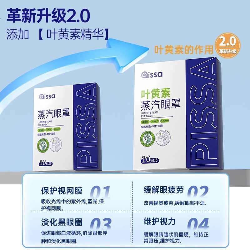 蒸汽眼罩缓解眼睛疲劳热敷学生睡眠遮光发热护眼贴加热蒸手叶黄素|undefined