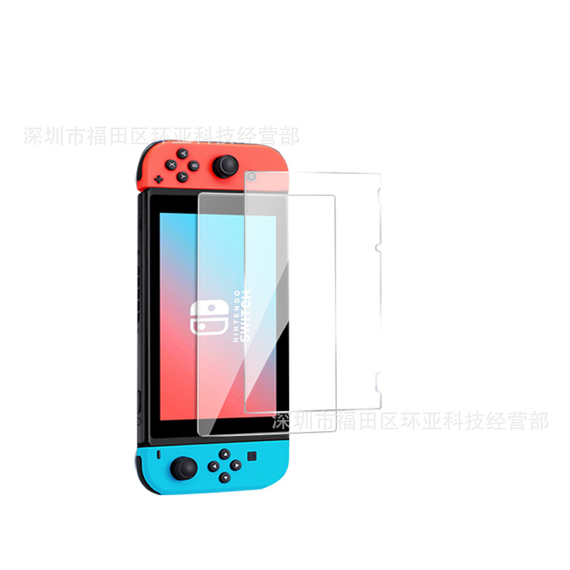 Aplicable a la película templada de borde recto de la generación Nintendo Switch2 Película de protección portátil para juegos SwitchOLED HD