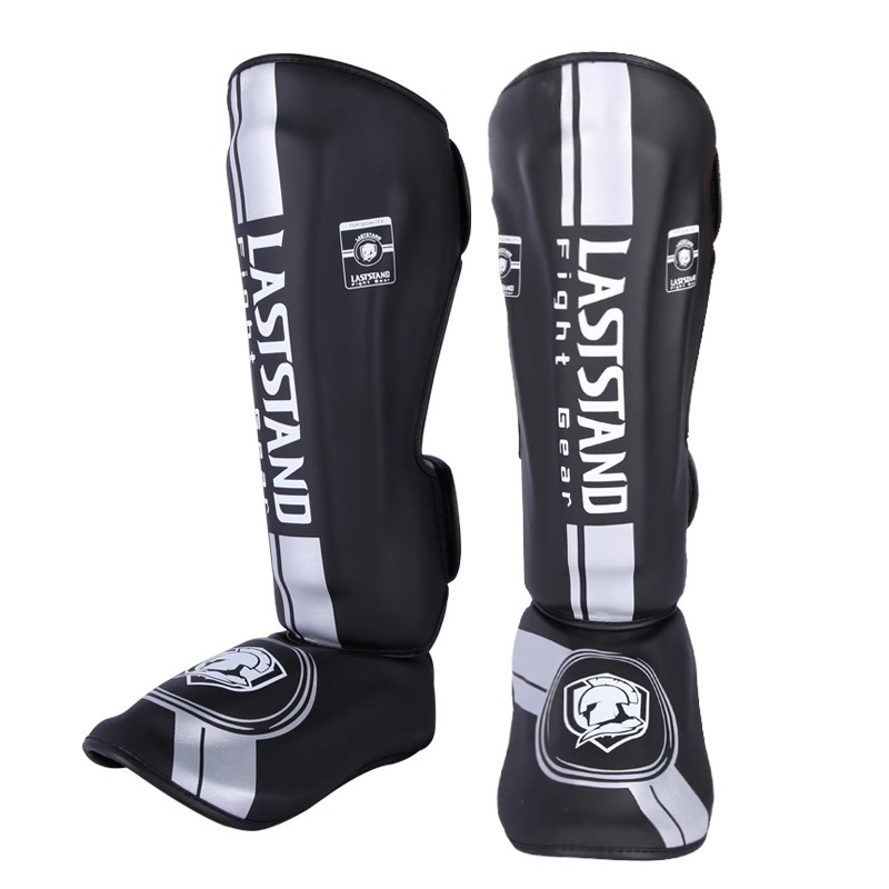 업그레이드 된 두꺼운 라텍스 다리 보호자 흑백