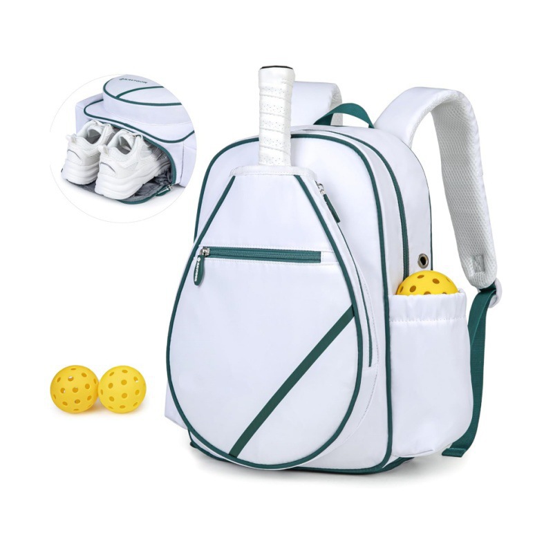 In-stock cross-border pickleball bag, pickleball backpack with shoe compartment and waterproof pocket, pickleball paddle bag, sports bag