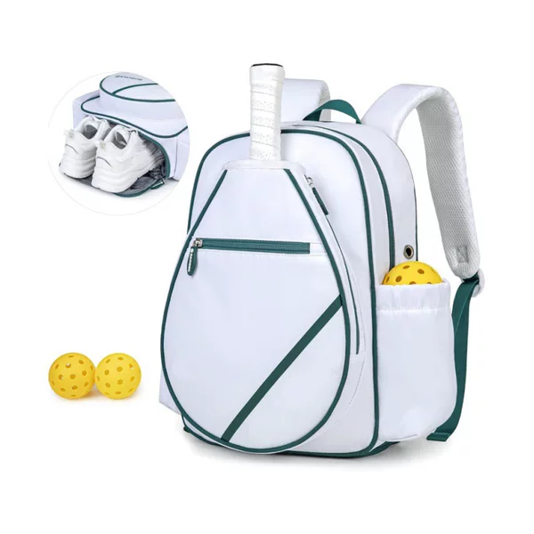 In-stock cross-border pickleball bag, pickleball backpack with shoe compartment and waterproof pocket, pickleball paddle bag, sports bag