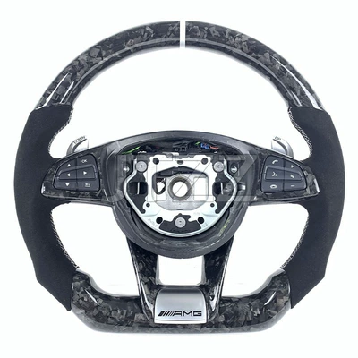 GLA45 GLS63 modified carbon – Steering wheel - style-4