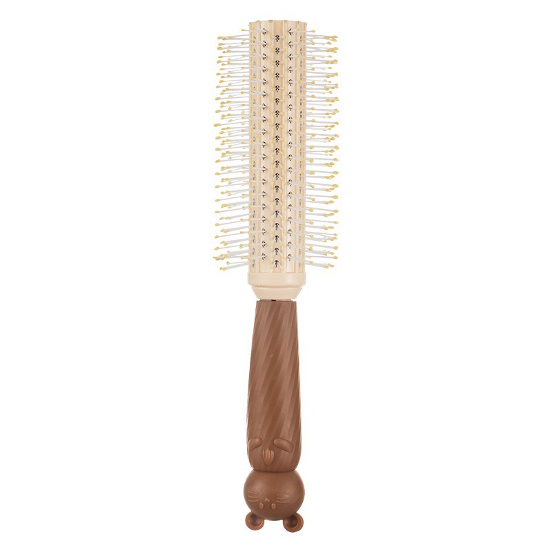 갈색 고양이 컬링 빗