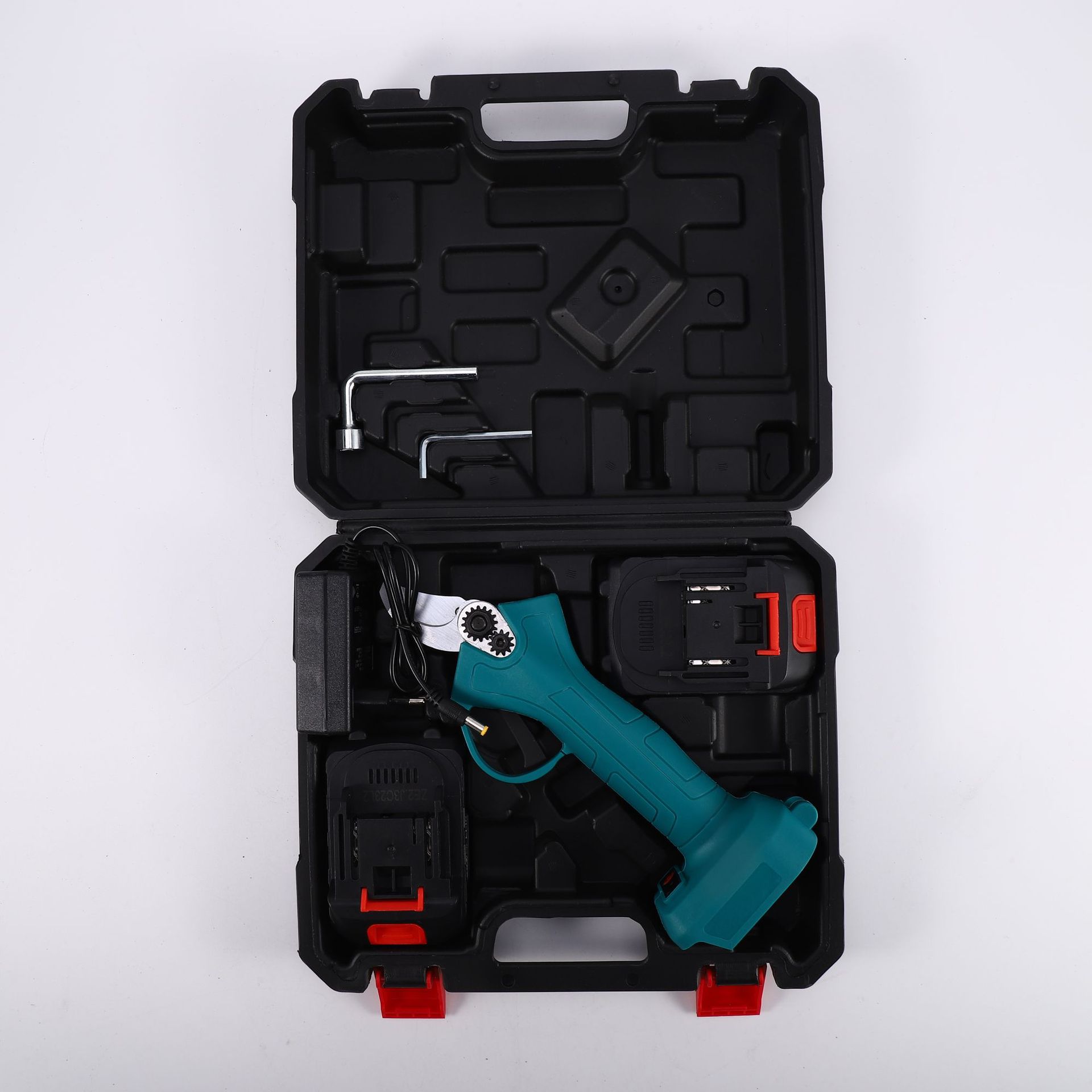 跨境电动修枝剪高枝高空剪锂电园林无线无刷电剪刀果树修剪修枝剪