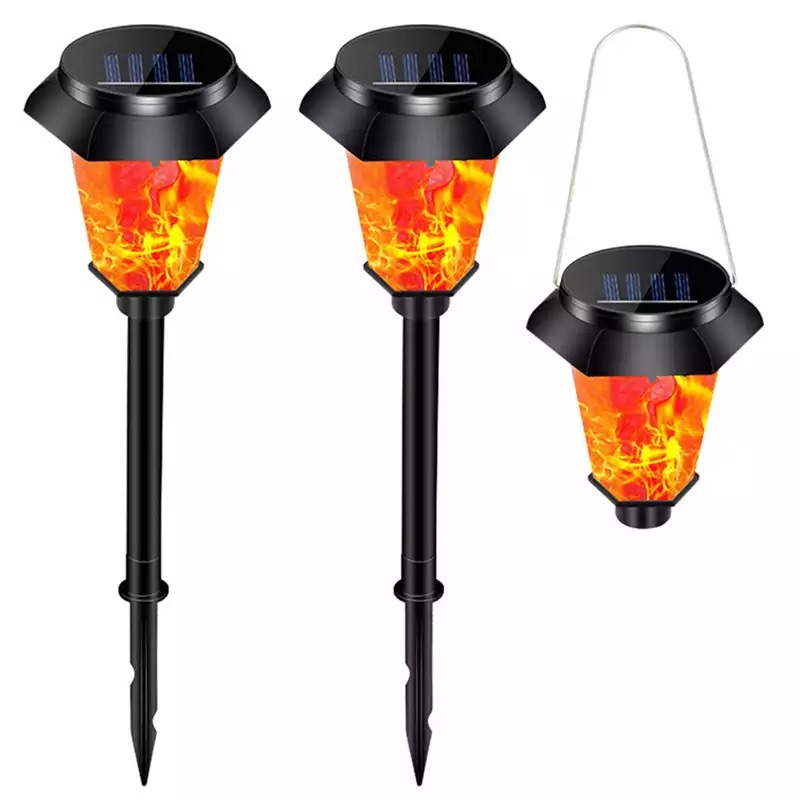 Solar Flame Light Courtyard Dynamic Landscape Garden Light Led Outdoor Lawn Ground Plug Lamp Solar Energy Saving