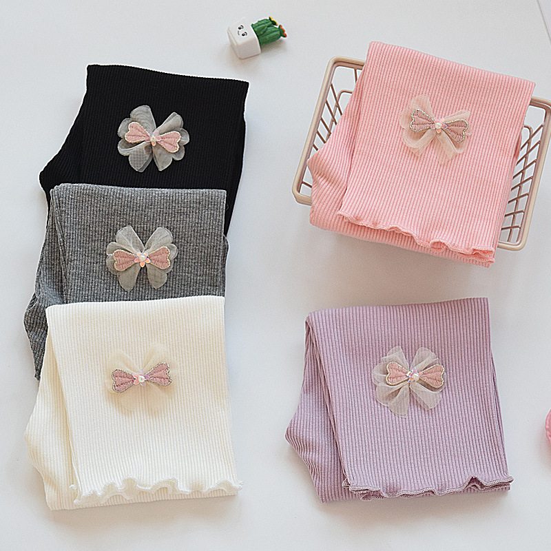 女童五分裤莫代尔儿童打底裤女宝宝裤子夏薄款女孩安全裤中裤七分