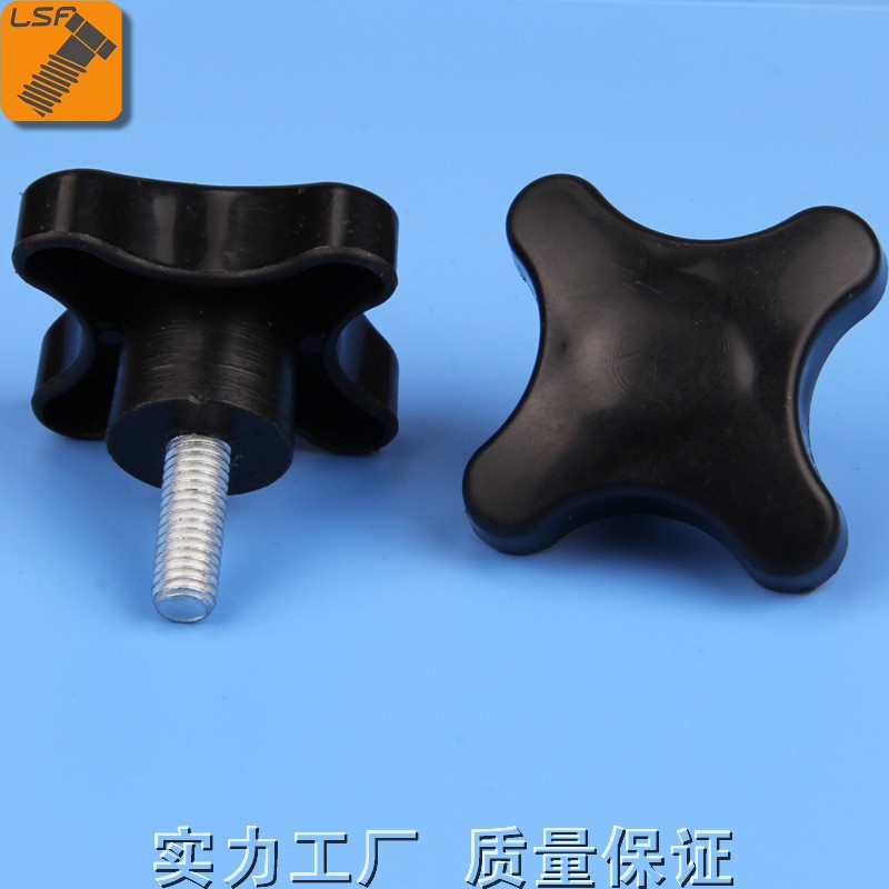 厂家供应58#英制手拧螺丝 手柄螺丝 不锈钢四角胶头螺丝 旋转螺丝