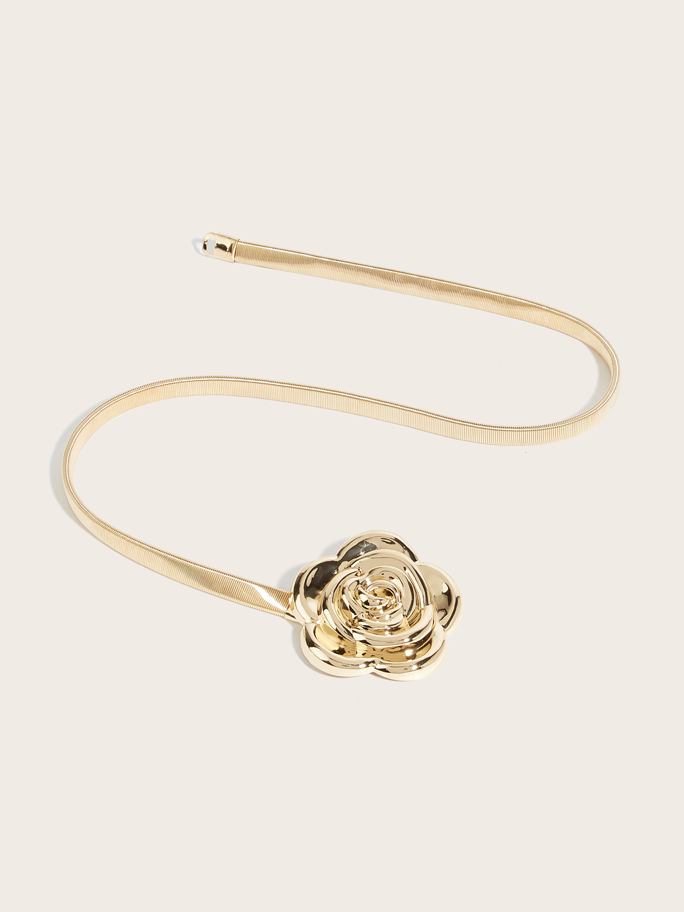 85g Weight Waist Chain Classification 1 Piece Quantity Street, Shopping Occasion Metal, Iron Material Flower Pattern All Seasons Season Women's Gender Plating Design Elegant, Retro Style Elegant Retro Flower Metal Iron Plating Women's Chain Belts 2