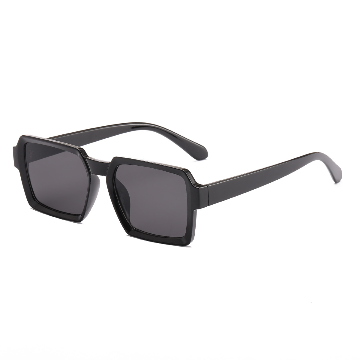2021 nuevo europeo y americano transfronterizo retro simple polígono gafas de sol ins leche té color personalidad Internet celebridad gafas de sol moda