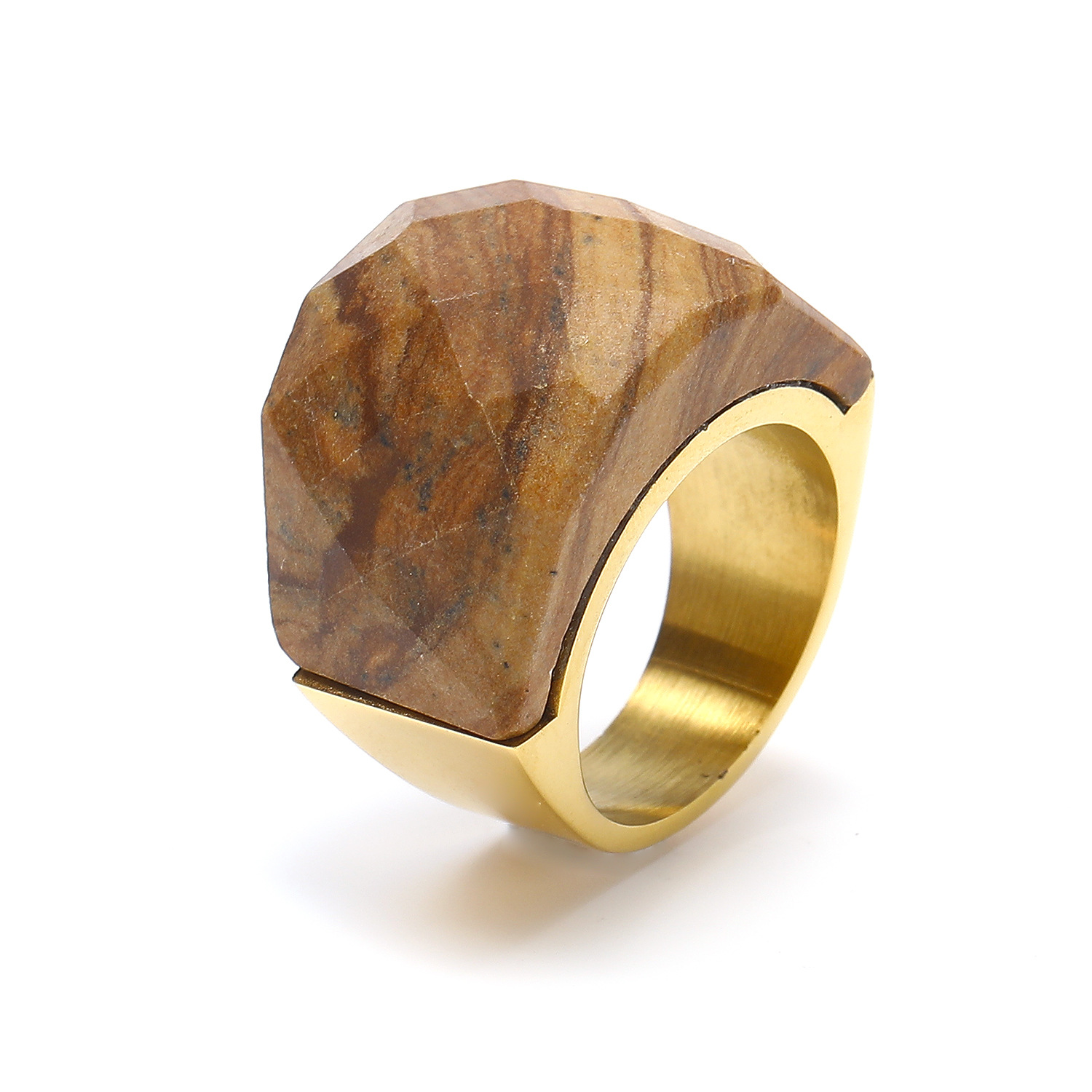 18g Weight Rhinestones Inlay Material Rings Classification 1 Piece Quantity Holiday, Daily Occasion Titanium Steel Material Color Block Pattern Men's Gender Inlay Design Simple Style, Classic Style Style Simple Style Classic Style Color Block Titanium Steel Inlay Rhinestones Men's Rings 13