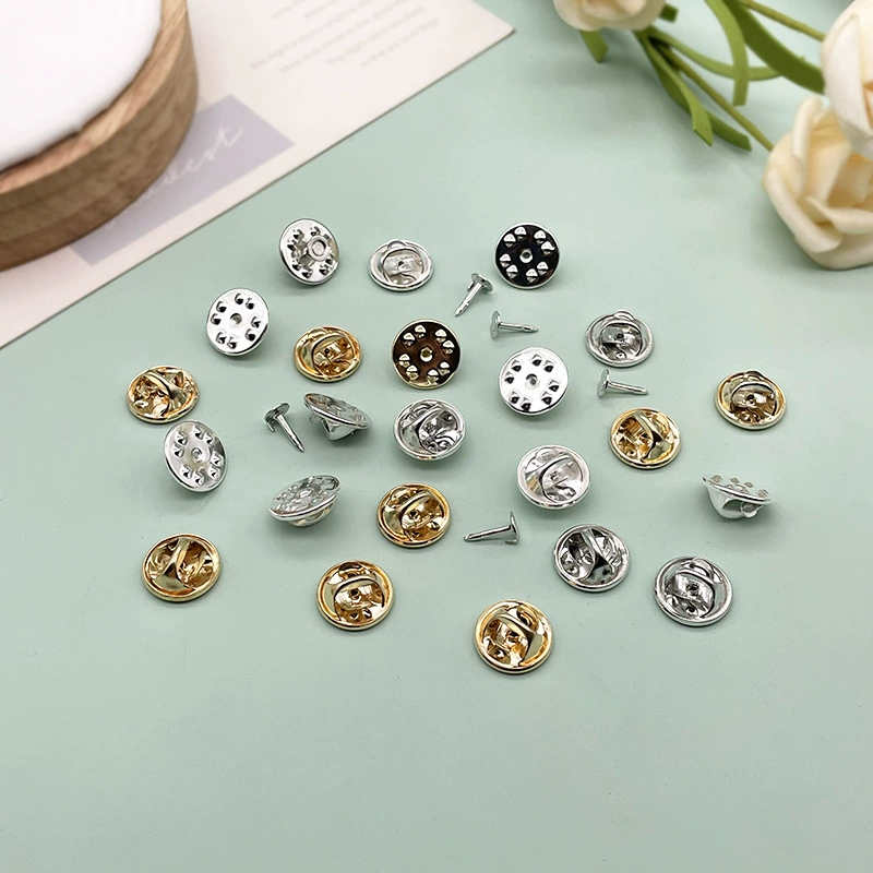 Железная Пряжка бабочка колючая лошадь булавка микро уплотнение Пряжка Бабочка крышка брошь манжета Пряжка DIY ювелирные аксессуары материал в наличии оптом