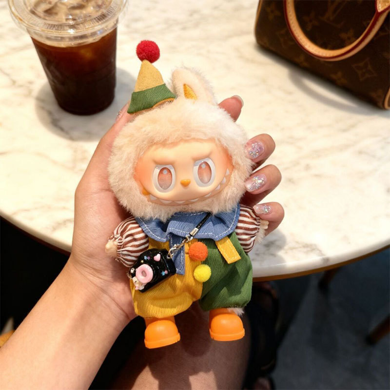 Only Baby Clothes] Suitable for the First, Second and Third Generations of Front High-Energy Vinyl Doll Clothes, Circus Clown Suits and Replacement Clothes