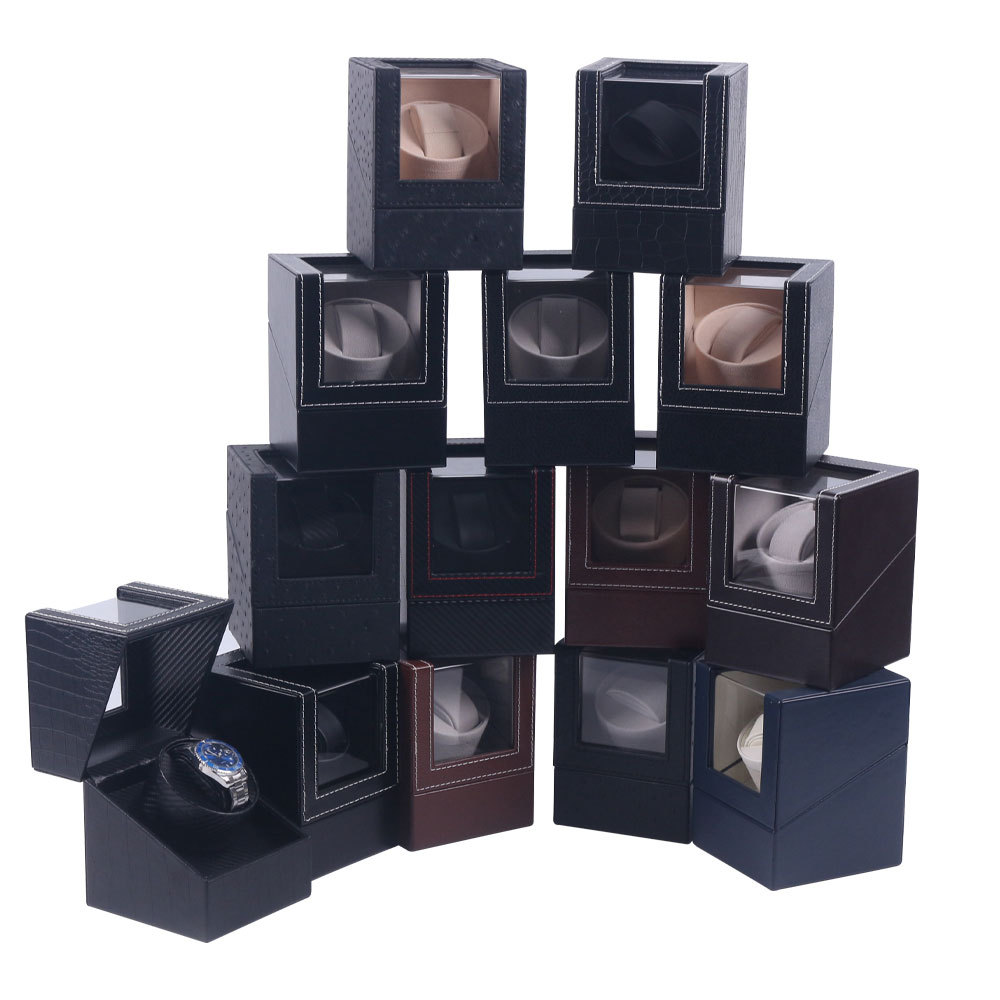 in stock wholesale mechanical watch automatic electric watch motor box watch box shaker single watch shaker