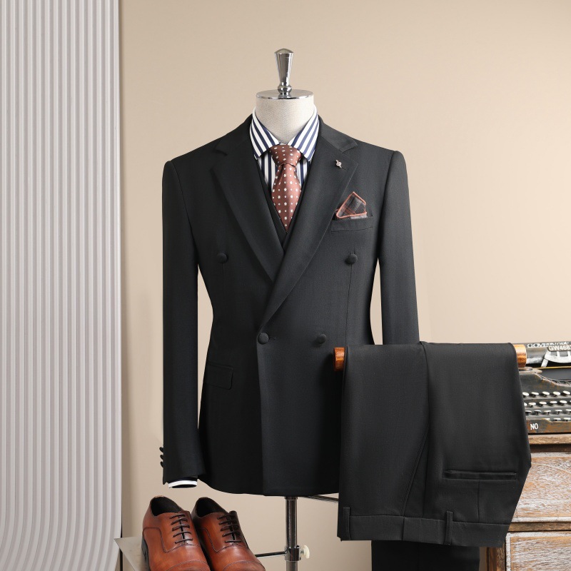 Men's High-End Professional Formal Suit Skinny Board Type Light Business Attire For Wedding Groomsmen Casual Outfits_voghion.com