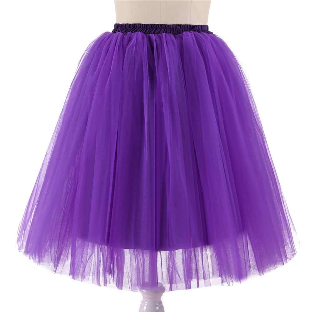 진한 보라색 밑단리스 리본