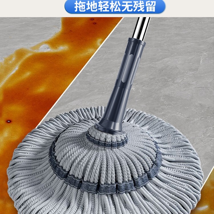 Hands-Free Self-Wringing Rotating Mop 2025 New Model for Home Use, Lazy One-Step Clean Large Mop for Floor Cleaning