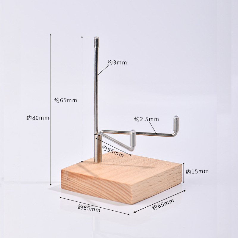 Brújula de haya ordinaria 65 mm (plata)