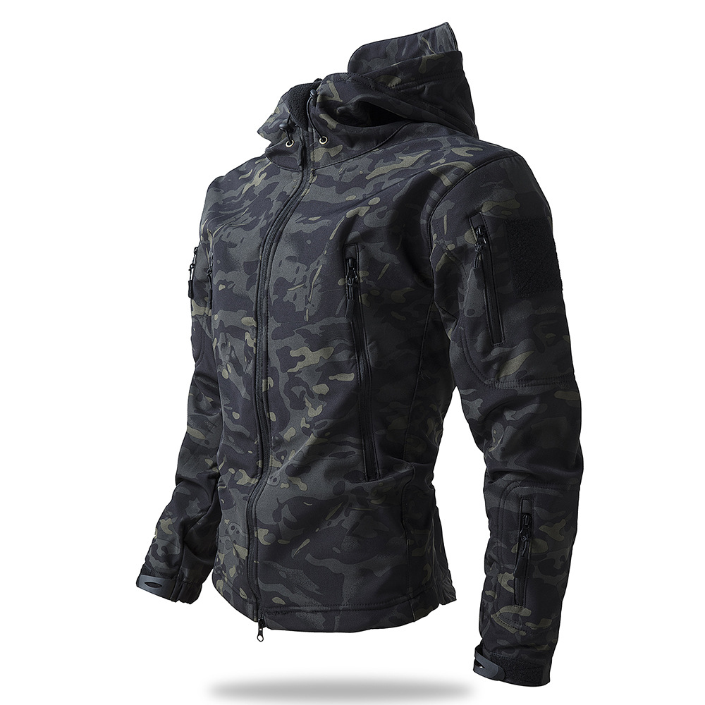 Men's 3-in-1 Breathable Windproof Camouflage Outdoor Jacket_voghion.com