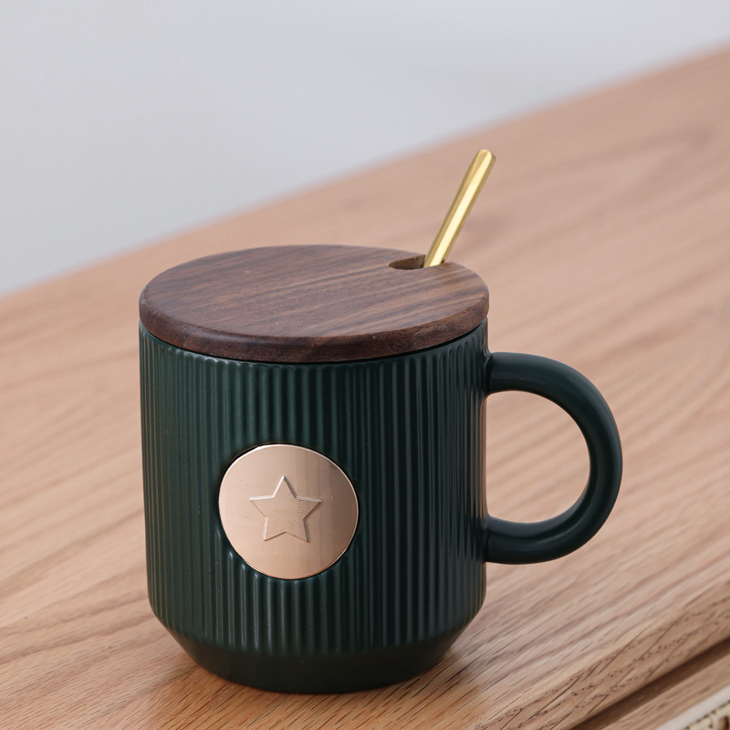 Tazas de cerámica originales, tazas de cerámica de bronce creativas, tazas de café, tazas de agua, tazas publicitarias de logotipo