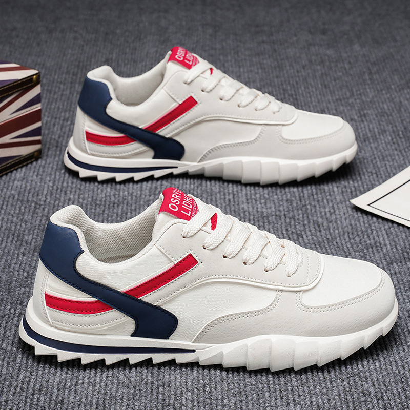 Tendencia de verano nuevos zapatos para hombres, malla transpirable, zapatos de entrenamiento alemanes delgados, deportes y ocio, zapatillas de tabla bajas, zapatos de moda para hombres a juego