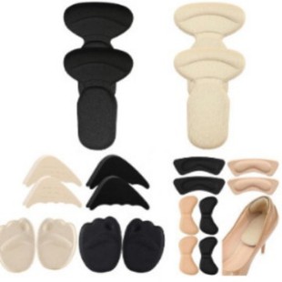 Cross-border hot sponge series front palm pad heel sticker toe plug suit anti-wear half size pad breathable wholesale in stock