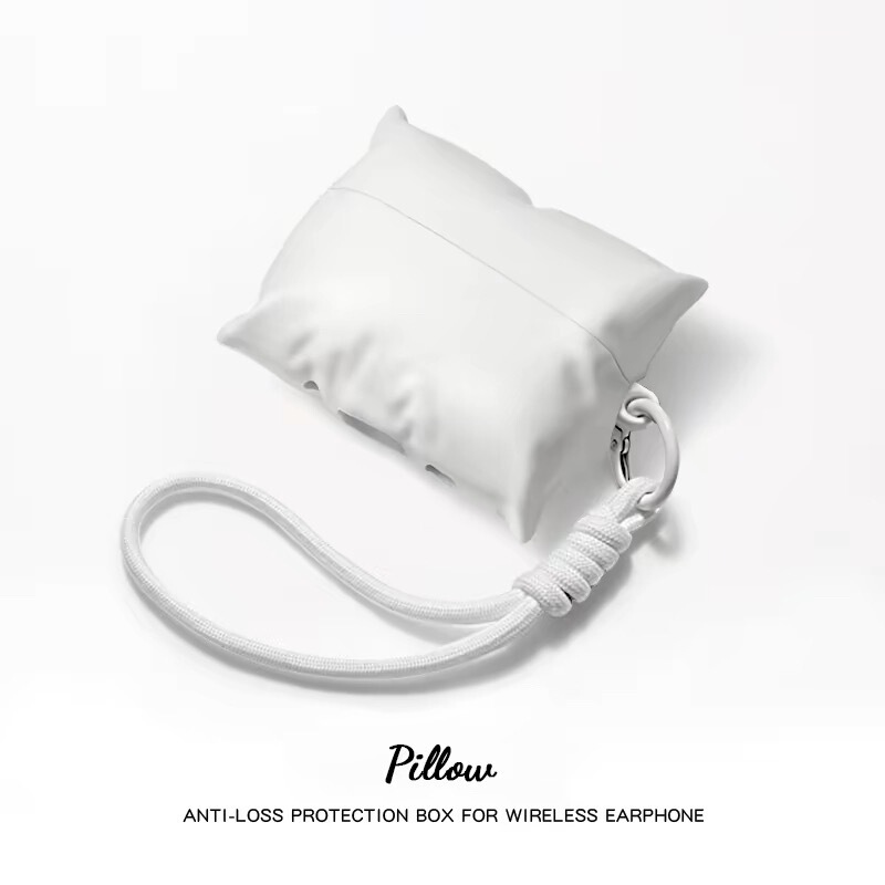 Simulated Pillow-Shaped AirPods Protective Case for Pro2/3 Generation Earphones, Suitable for Apple Bluetooth 4Th Generation Earphone Protective Shell Simulated Pillow-Shaped AirPods Protective Case for Pro2/3 Generation Earphones, Suitable for Apple Bluetooth 4Th Generation Earphone Protective Shell