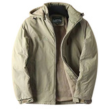 Флисовая демисезонная дорожная куртка, в американском стиле, увеличенная толщина