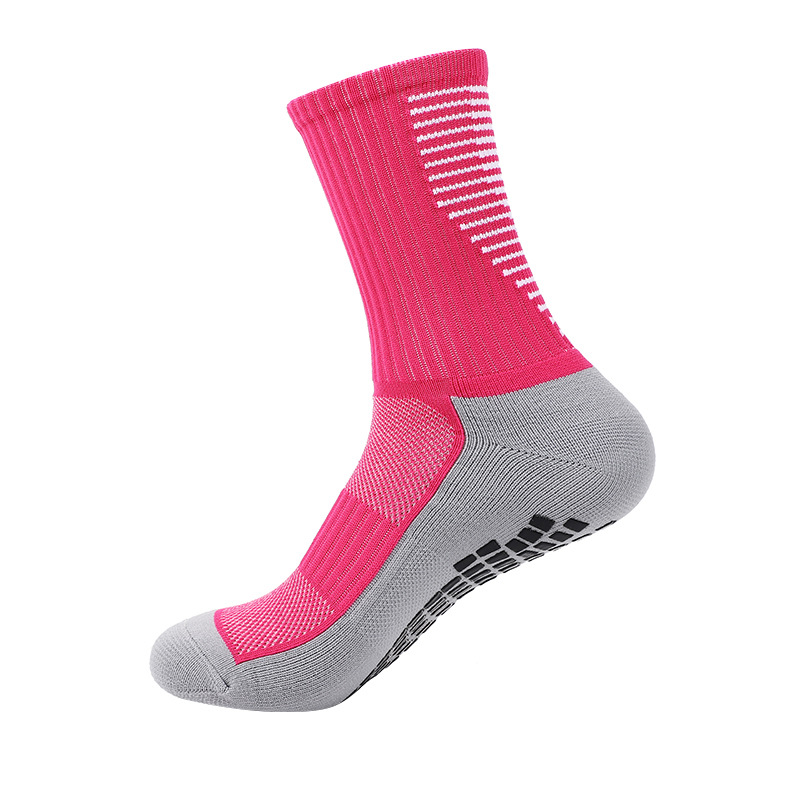 Professional non-slip football socks thick towel bottom in the tube dot men's and women's sports socks basketball socks_voghion.com