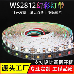 WS2812B シンフォニーライトストリップ 5050 内蔵 IC プログラマブルフルカラー LED ライトストリップ自己粘着競馬 5v シンフォニーライトストリップ