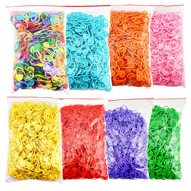 【厂家】记号扣 DIY毛线 编织工具小别扣 1000个/包 塑料 记号扣