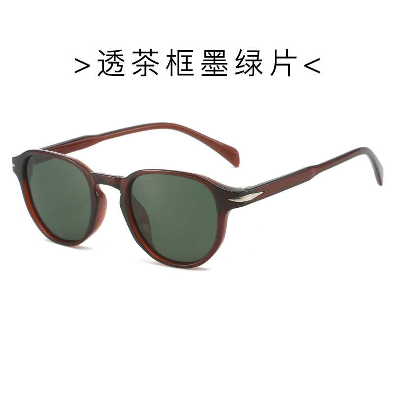 2024 nueva fábrica directa retro gafas de sol polarizadas para hombres y mujeres gafas de sol de Marco grande de moda transfronteriza Comercio exterior gafas de sol