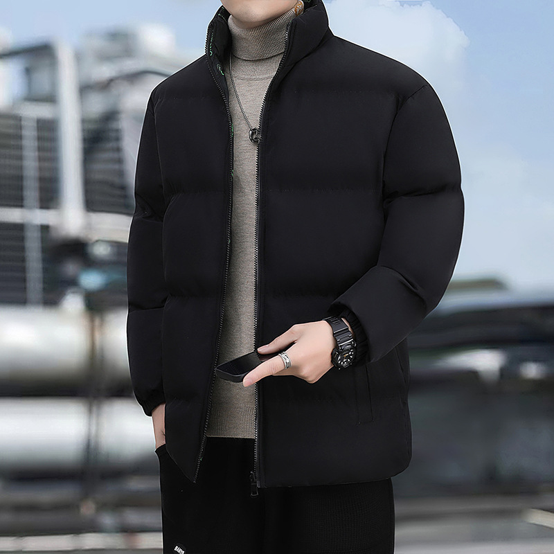 2024 nuevo impulso de doble cara de ropa de algodón chaqueta de hombre gruesa ropa de algodón cálida suelta collar versátil para resistir el frío