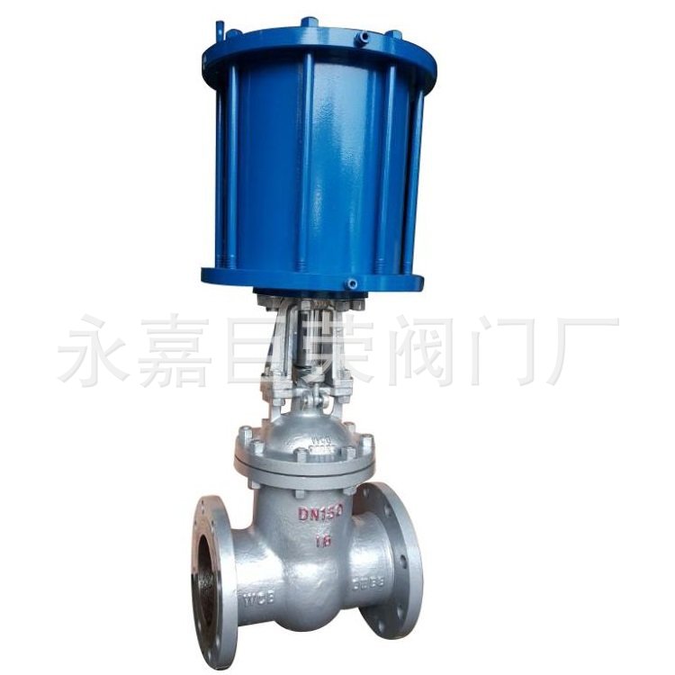 Z641H-16C 楔式闸阀 碳钢铸钢材质 法兰连接 气动闸阀